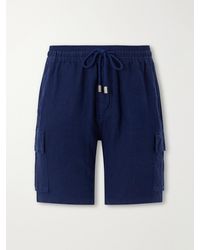 Vilebrequin - Baie Straight-Leg Linen Drawstring Cargo Shorts - Lyst