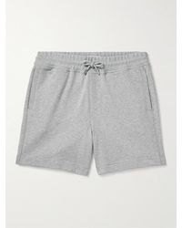 MR P. - Gerade geschnittene Shorts aus Baumwoll-Jersey mit Kordelzugbund - Lyst