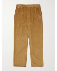 Loewe - Wide-leg Cotton-corduroy Trousers - Lyst