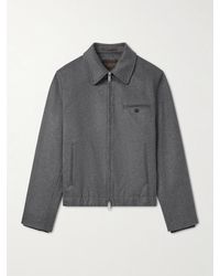 Slowear - Incotex Montedoro Brushed Wool-Blend Bomber Jacket - Lyst