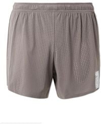 Satisfy - 5&Quot; Straight-Leg Logo-Appliqu&Eacute;D Space‑O&Trade;Jersey Shorts - Lyst