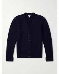 Bottega Veneta - Intrecciato Wool Cardigan - Lyst