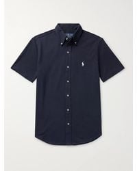 Polo Ralph Lauren - Button-down Collar Cotton-piqué Shirt - Lyst