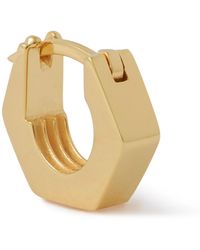 Miansai - Utility Huggie Gold Vermeil Single Hoop Earring - Lyst