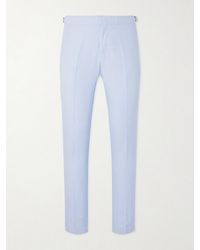 Orlebar Brown - Griffon Straight-Leg Linen Trousers - Lyst