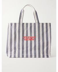 Orlebar Brown - Beach Bound Striped Cotton Tote Bag - Lyst