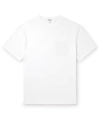 Loewe - Logo-appliquéd Cotton-jersey T-shirt - Lyst