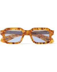 Jacques Marie Mage - Sandro Rectangular-Frame Tortoiseshell Acetate Sunglasses - Lyst