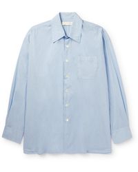 Our Legacy - Borrowed Cotton-blend Poplin Shirt - Lyst