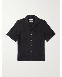 A Kind Of Guise - Convertible-collar Linen Shirt - Lyst