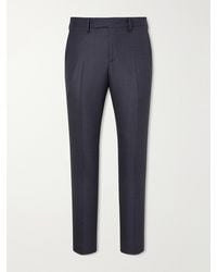 Lardini - Straight-Leg Wool Suit Trousers - Lyst