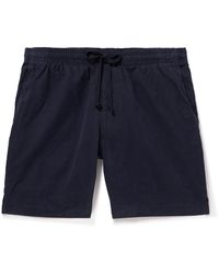 Save Khaki - Easy Straight-leg Cotton-twill Drawstring Shorts - Lyst