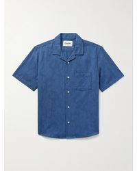 Corridor NYC - Camp-Collar Floral-Jacquard Cotton Shirt - Lyst