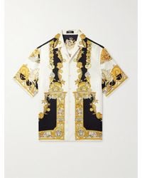 Versace - Seidenhemd Coral Theatre - Lyst