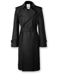 Burberry - Double-breasted Belted Silk-blend Trench Coat - Lyst
