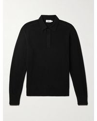 Altea - Wool And Cashmere-Blend Polo Shirt - Lyst