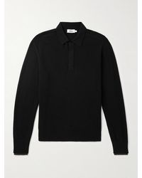 Altea - Wool And Cashmere-Blend Polo Shirt - Lyst