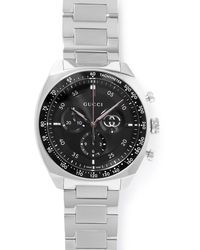 Gucci - Interlocking Chronograph 41Mm Stainless Steel Watch - Lyst