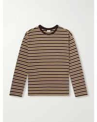 Dries Van Noten - Hember Striped Cotton-jersey T-shirt - Lyst
