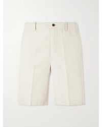 dunhill - Straight-Leg Cotton-Gabardine Shorts - Lyst