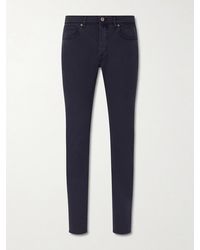 Slowear - Slim-Fit Stretch Cotton-Blend Gabardine Trousers - Lyst