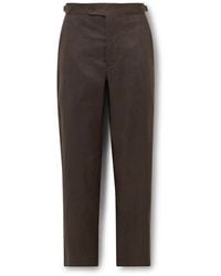 Bode - Straight-Leg Linen Suit Trousers - Lyst