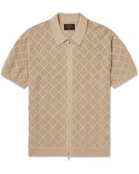 Beams Plus - Open-knit Cotton Shirt - Lyst