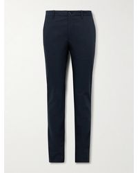 Slowear - Teknosartorial Slim-Fit Cotton-Blend Poplin Trousers - Lyst