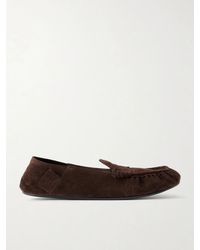 Acne Studios - Bojan Folding Suede Loafers - Lyst