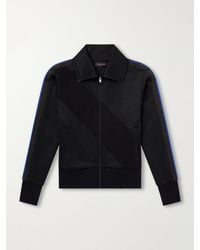 Wales Bonner - Form Logo-Embroidered Striped Jersey Jacket - Lyst