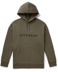 Givenchy - Archetype Logo-print Cotton-jersey Hoodie - Lyst