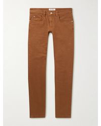 Loro Piana Straight-leg Garment-dyed Jeans - Brown