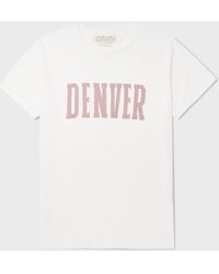 Remi Relief - Denver Printed Cotton-jersey T-shirt - Lyst