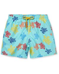 Vilebrequin - Moorea Straight-Leg Mid-Length Printed Econyl Swim Shorts - Lyst