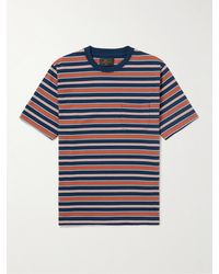 Beams Plus - Striped Cotton-jersey T-shirt - Lyst