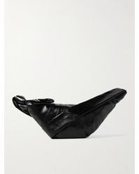 Lemaire - Croissant kleine Umhängetasche aus beschichteter Baumwolle - Lyst