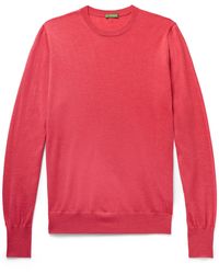 Sid Mashburn Cashmere Sweater - Red