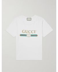 Gucci - Distressed Fake Logo T Shirt - Lyst