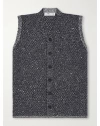 Inis Meáin - Breidin Merino Wool And Cashmere-Blend Gilet - Lyst