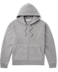 Our Legacy - Rascal Cotton-Jersey Zip-Up Hoodie - Lyst