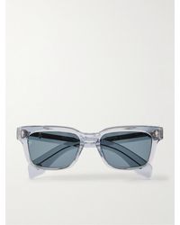Jacques Marie Mage - Diamond Cross Ranch Molino 55 Square-frame Acetate And Silver-tone Sunglasses - Lyst