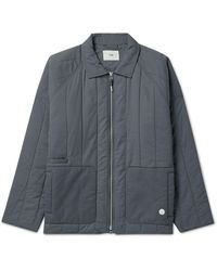 Folk - Panelled Padded Cotton-twill Jacket - Lyst