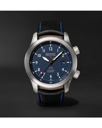 Bremont - Mbii Blue Automatic 43mm Stainless Steel And Leather Watch - Lyst