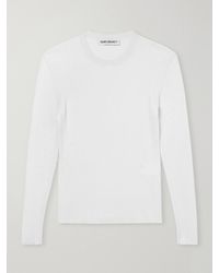 Our Legacy - Ribbed Knit Silk Sweater - Lyst
