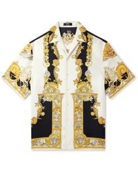 Versace - Shirt With "Coral Theatre" Print - Lyst