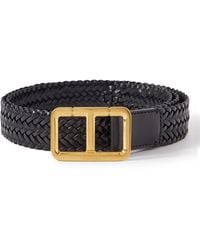 Tom Ford - 3cm Woven Leather Belt - Lyst