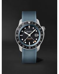 Bremont - Waterman Apex Ii Automatic Chronograph 43Mm Stainless Steel And Rubber Watch, Ref. No. W-Apexii-Hbr-S - Lyst