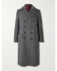 Rubinacci - Double-Breasted Belted Virgin Wool And Cashmere-Blend Coat - Lyst