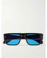 Jacques Marie Mage - Devoto Rectangular-frame Acetate And Silver-tone Sunglasses - Lyst