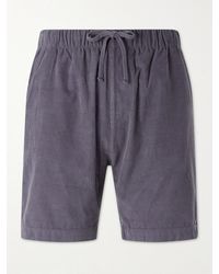 Hartford - Straight-Leg Cotton-Corduroy Shorts - Lyst